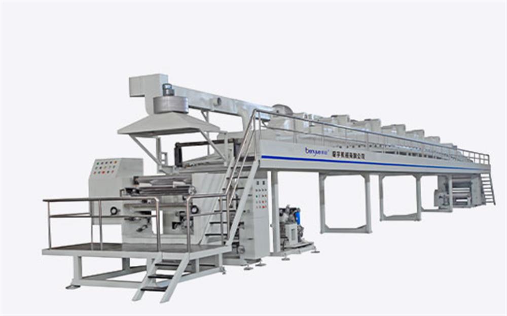 Self adhesive sticker coating machine