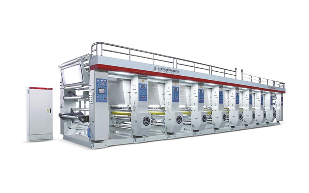 6color 8units computerized middle grade rotogravure printing machine